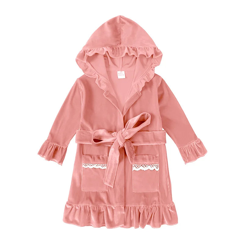 Pink / 12M The Princess Ruffle Robe