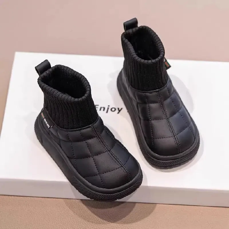 Black / 23 The Puffer Sock Boots