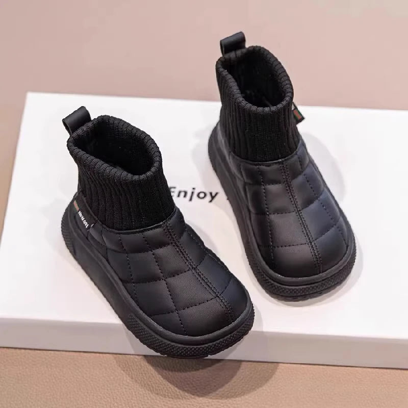 Black / 23 The Puffer Sock Boots