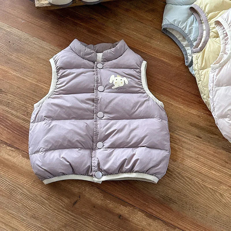 Purple / 6-9M The Puffy Patch Vest