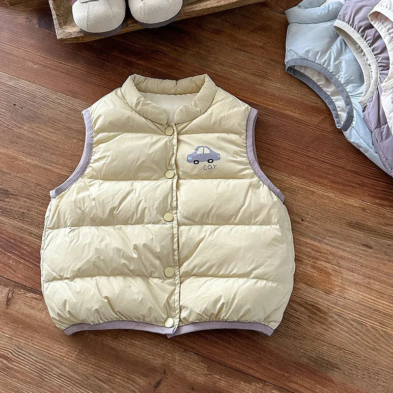 Yellow / 6-9M The Puffy Patch Vest