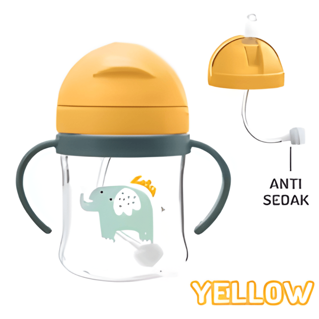 Yellow The Sip-Safe 360° Straw Cup