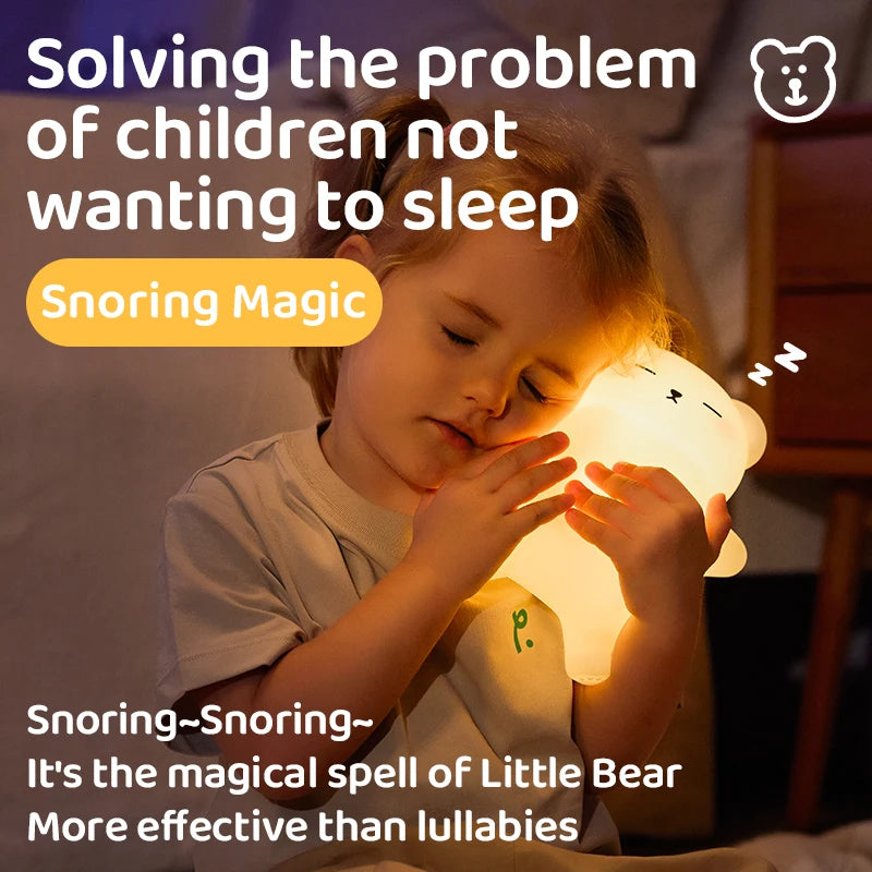 Snoring Bear Lamp The Sleepy Bear Soother