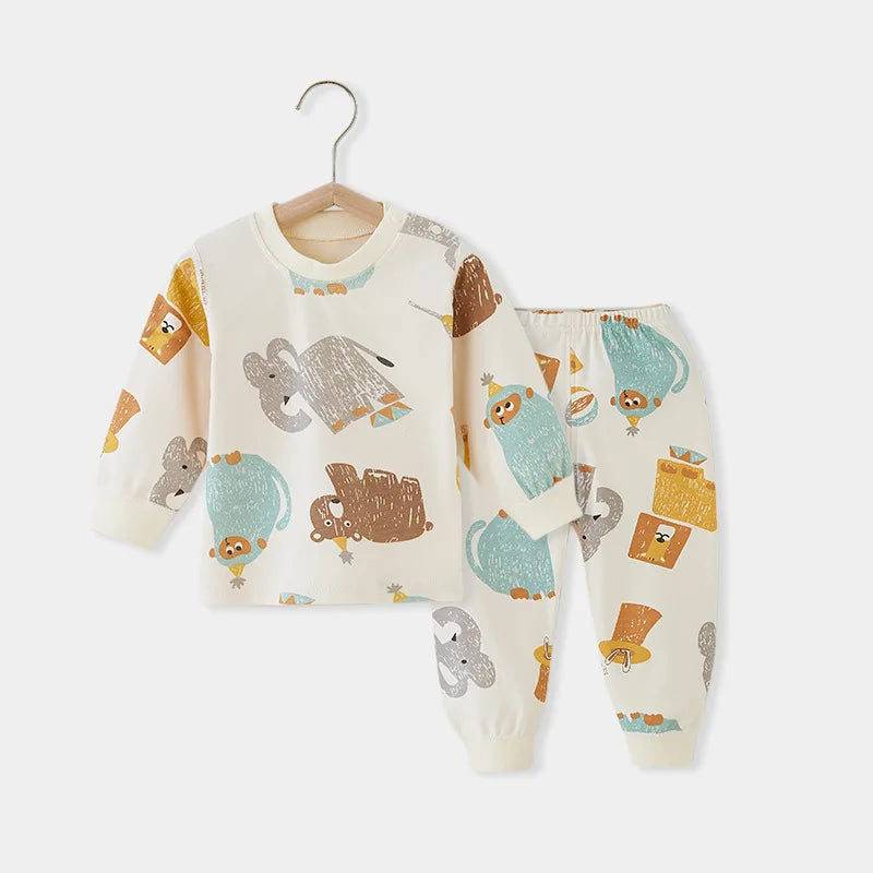 Elephant / 6-12M The Snuggle & Dream Thermal Pajama Set