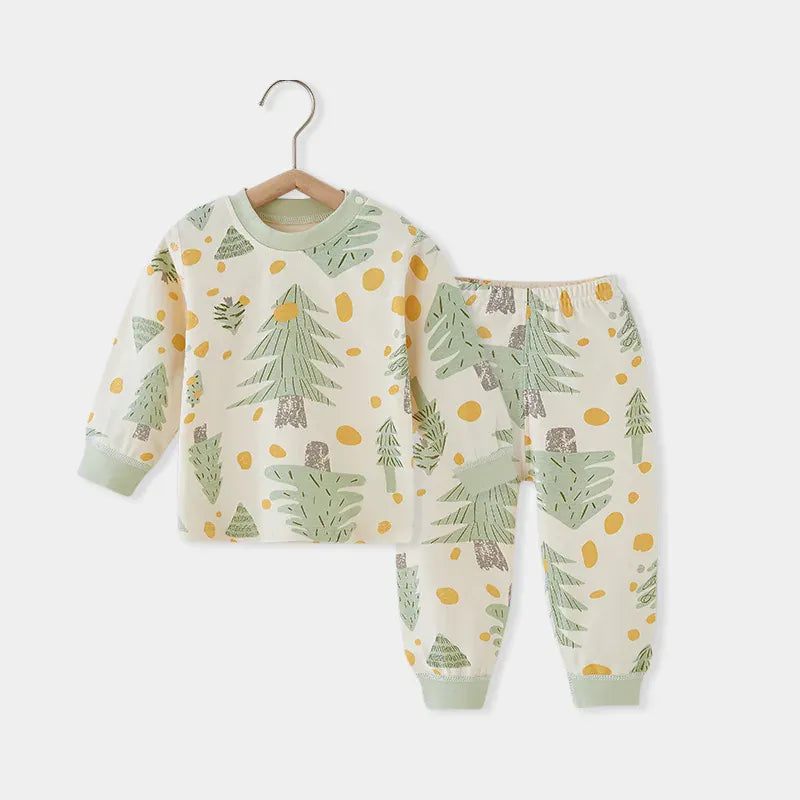 Tree / 6-12M The Snuggle &amp; Dream Thermal Pajama Set