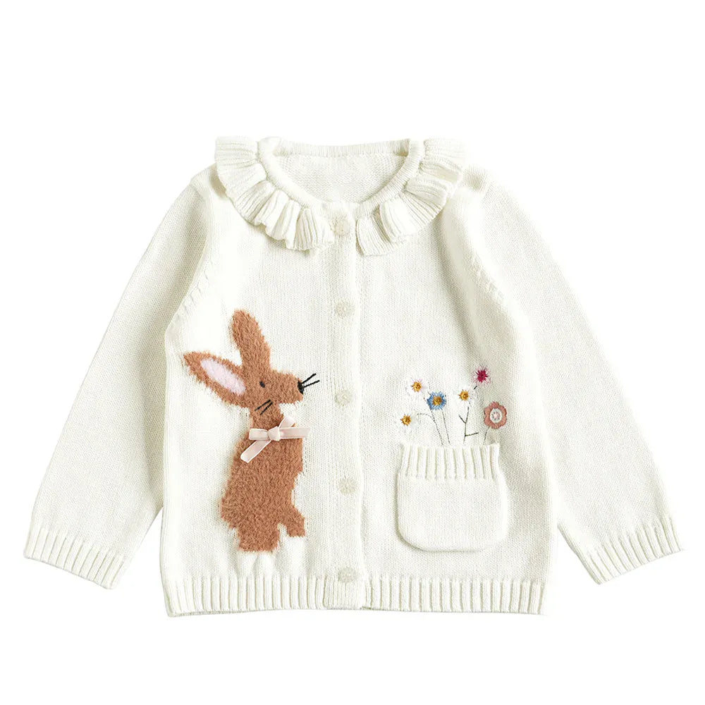 Cream Bunny / 2T The Storybook Cardigan