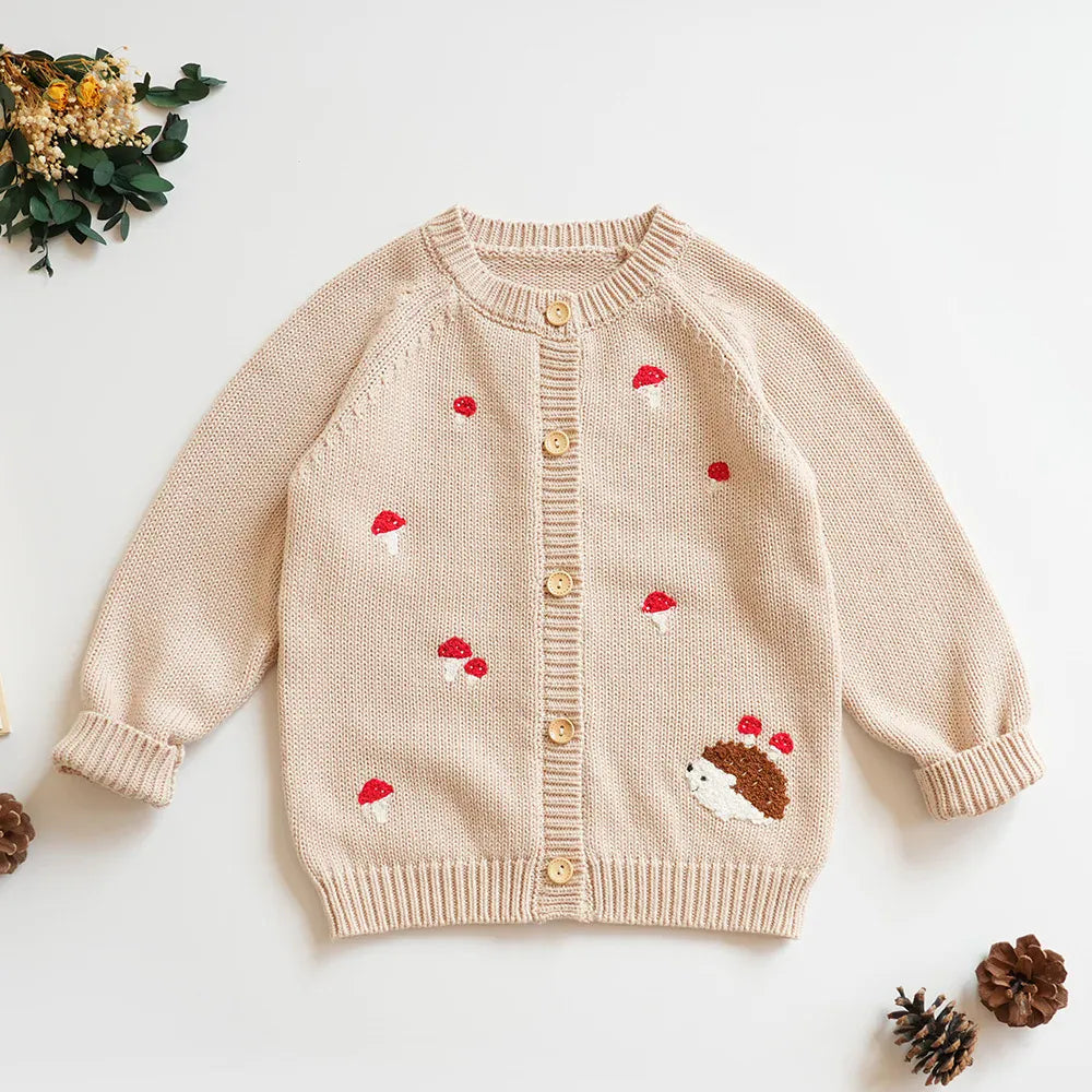 Cream Cherry / 2T The Storybook Cardigan