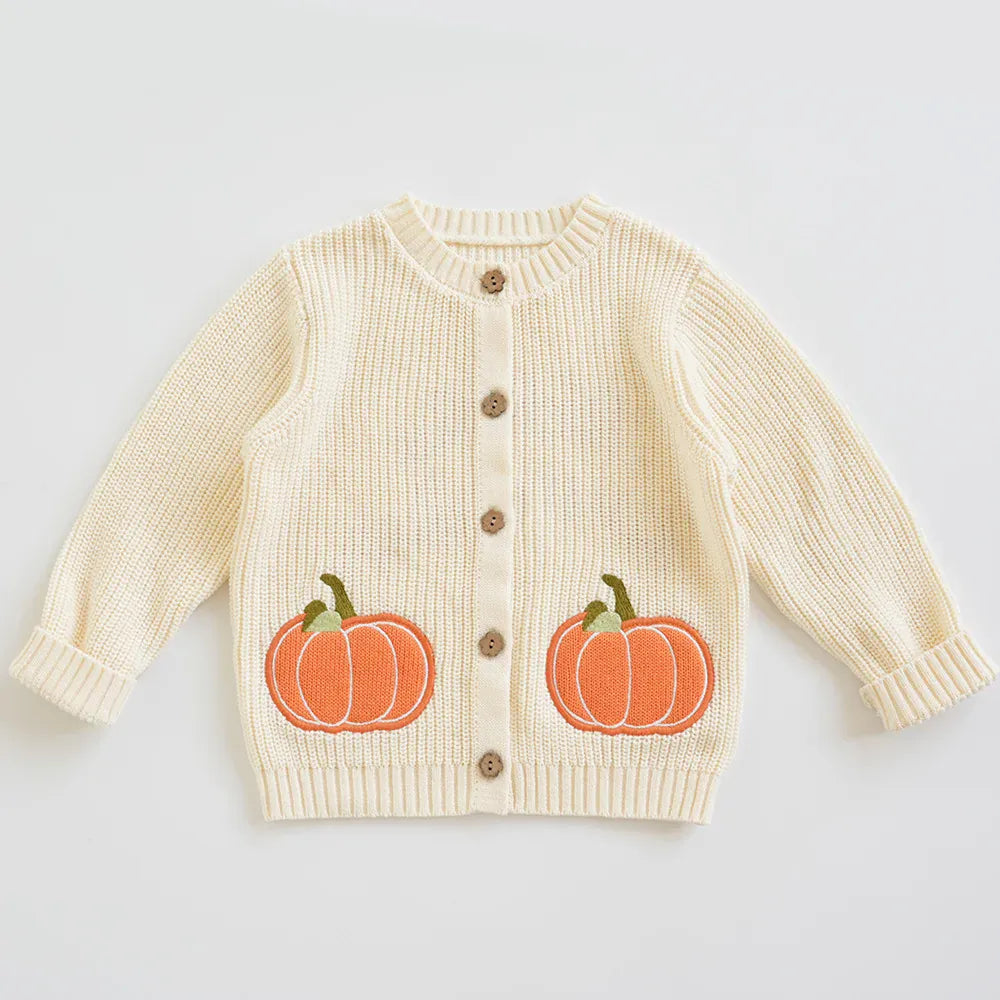 Beige Pumpkin / 2T The Storybook Cardigan