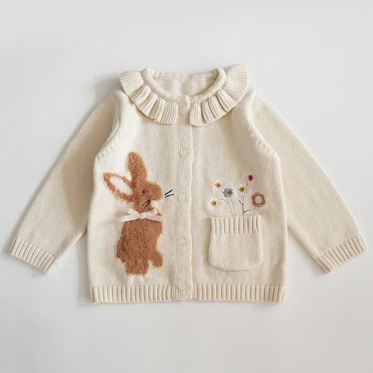 Beige Bunny / 2T The Storybook Cardigan
