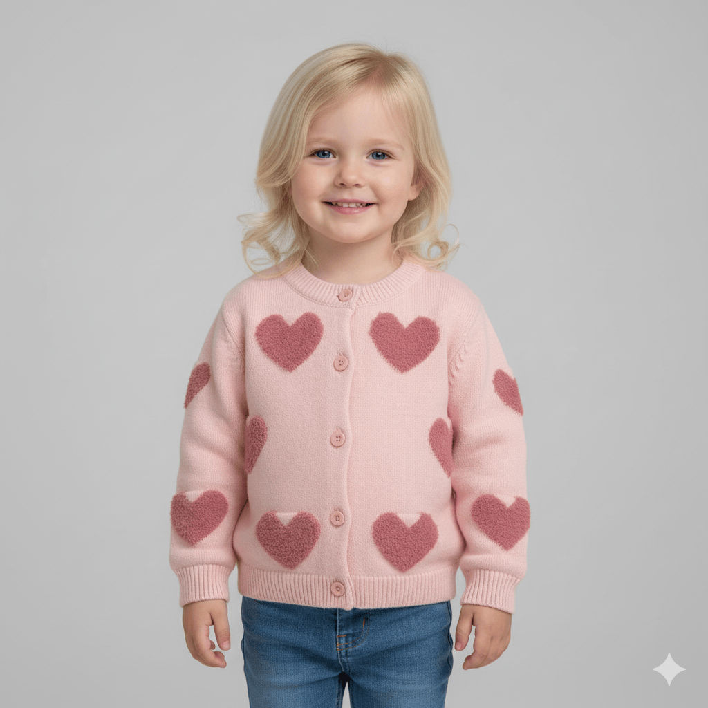 The Sweetheart Fluffy Knit Cardigan