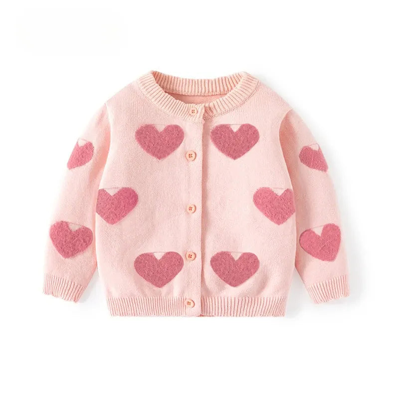 Pink / 9M The Sweetheart Fluffy Knit Cardigan
