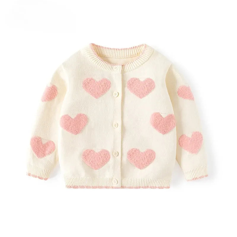 Beige / 9M The Sweetheart Fluffy Knit Cardigan