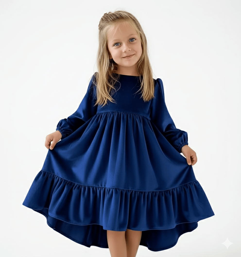 The Velvet Tiered Twirl Dress