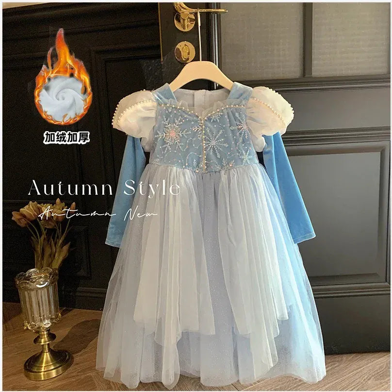 Blue / 2T The Winter Snowflake Ball Gown