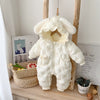 Beige / 4 to 7M / China Thicking Fleece Jumpsuit