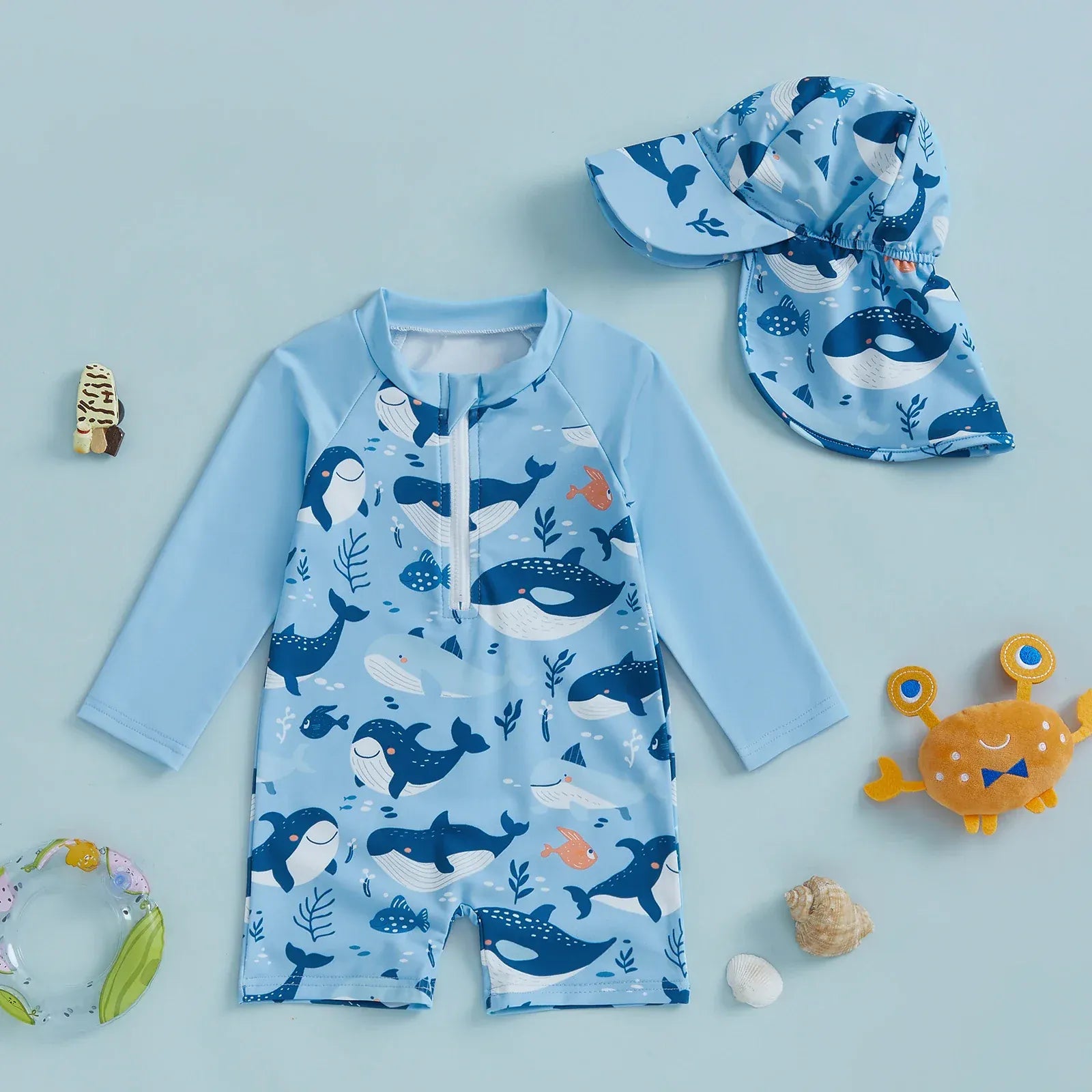 Toddler Boy Rash Guard Swimsuit