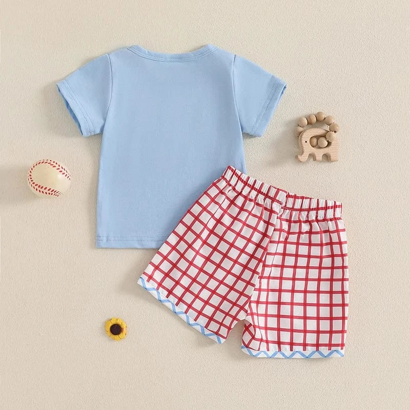 Toddler Boy Summer Baseball Outfit