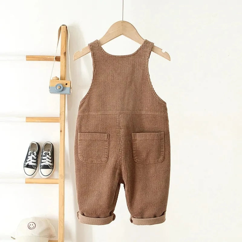 Toddler Corduroy Heart Overalls