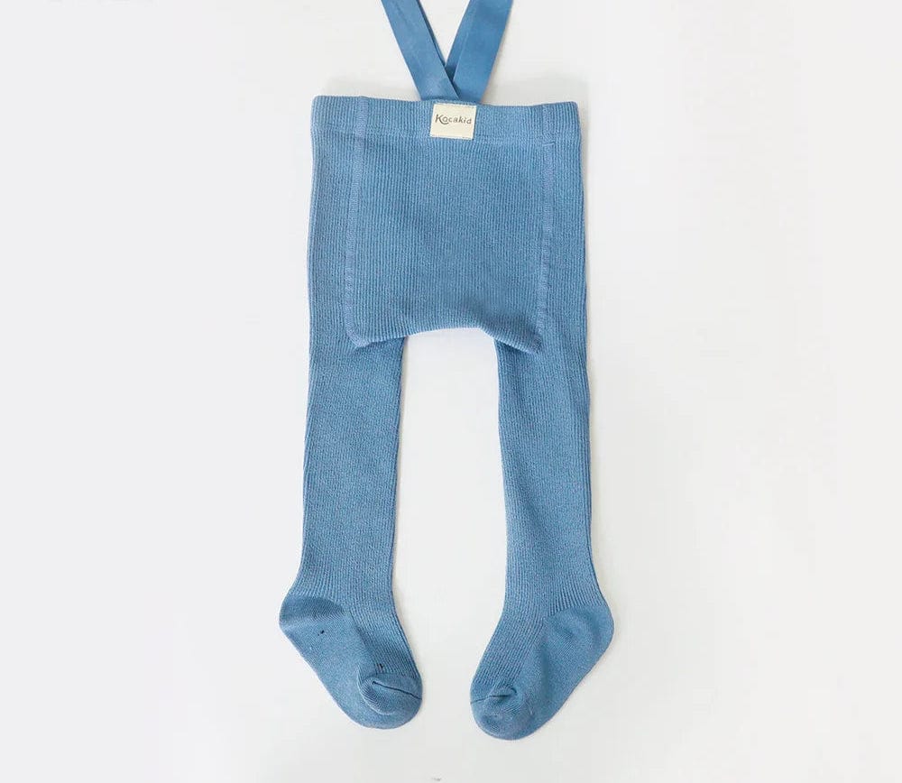 Blue / 0-12M Toddler Knit Tights