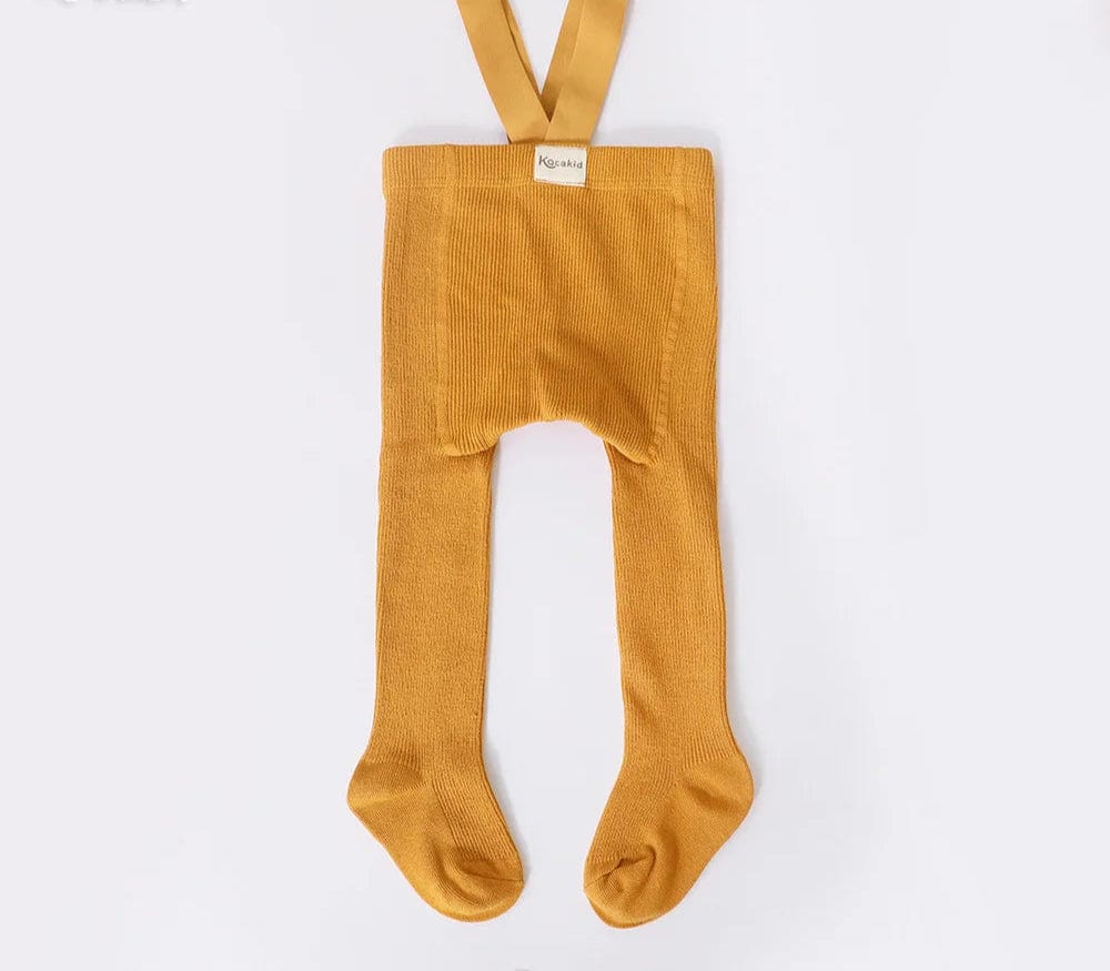 Orange / 0-12M Toddler Knit Tights