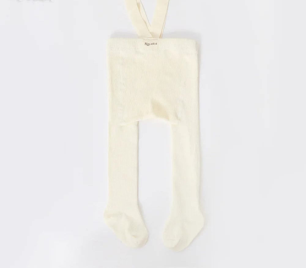 Beige / 0-12M Toddler Knit Tights