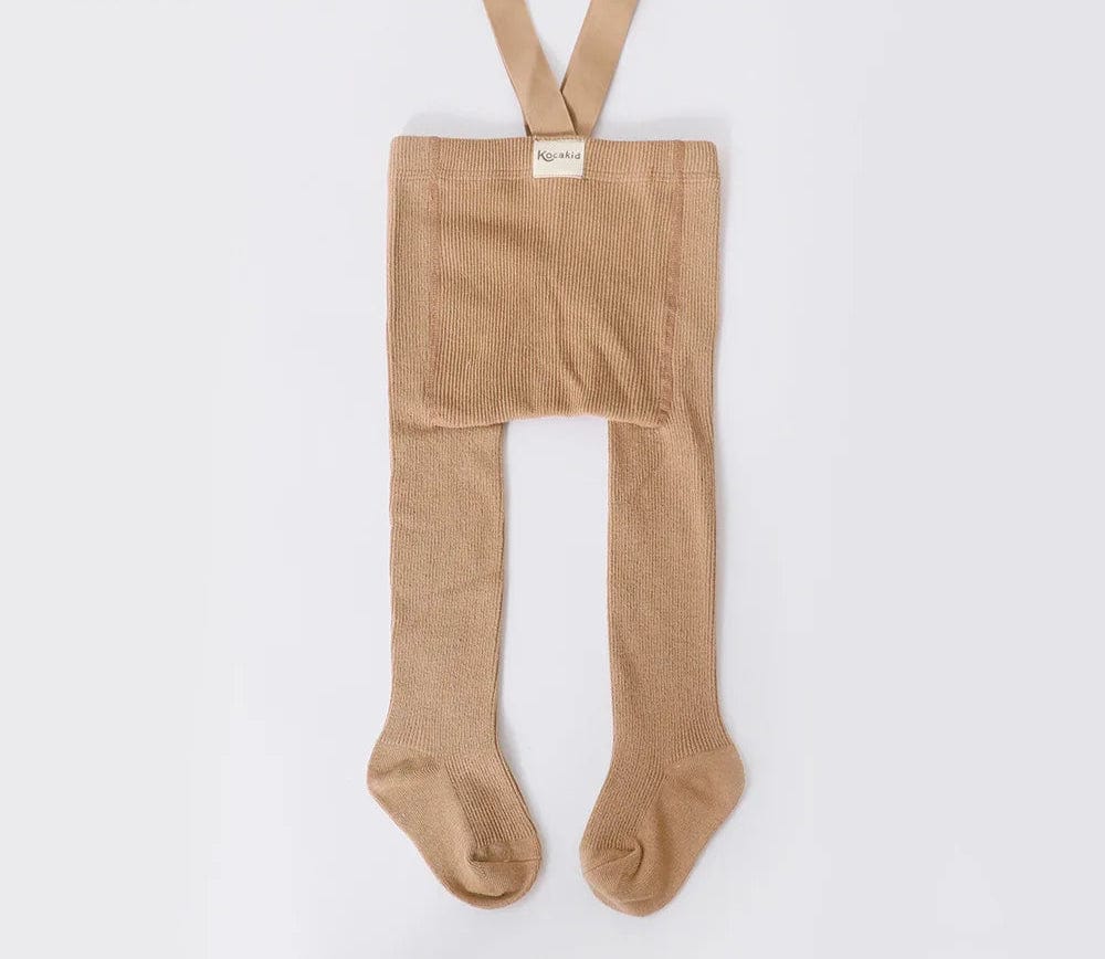 Khaki / 0-12M Toddler Knit Tights