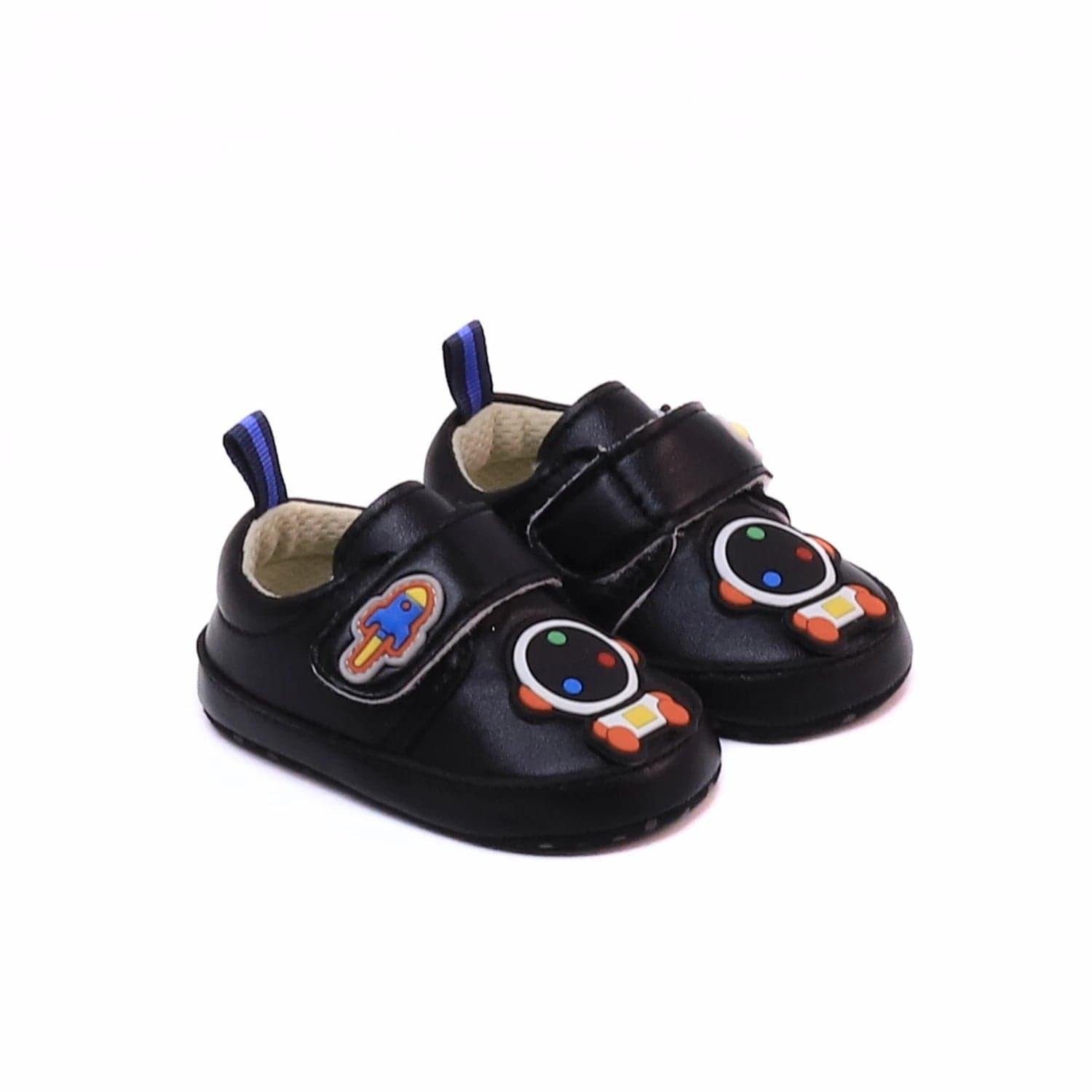 black / 0-6M toddler shoes, astronaut