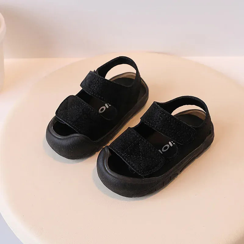 Size 15 / black Toddler Soft Sole Sandals