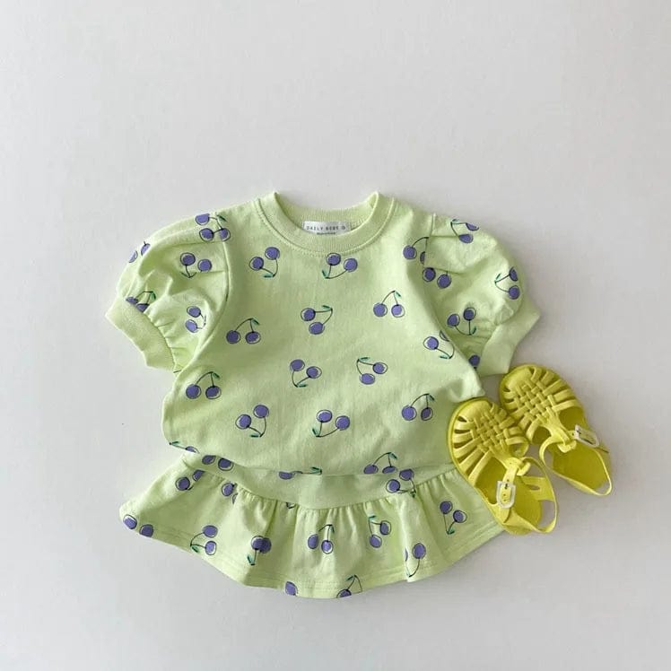 Green / 80cm Two-Piece Summer Children's