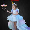Unicorn Dress with Long Tail + Wings Wi
