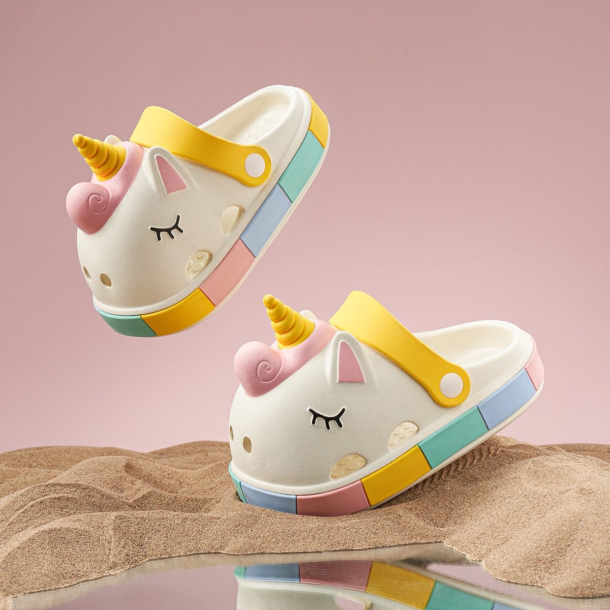 Unicorn Girl Children Slippers