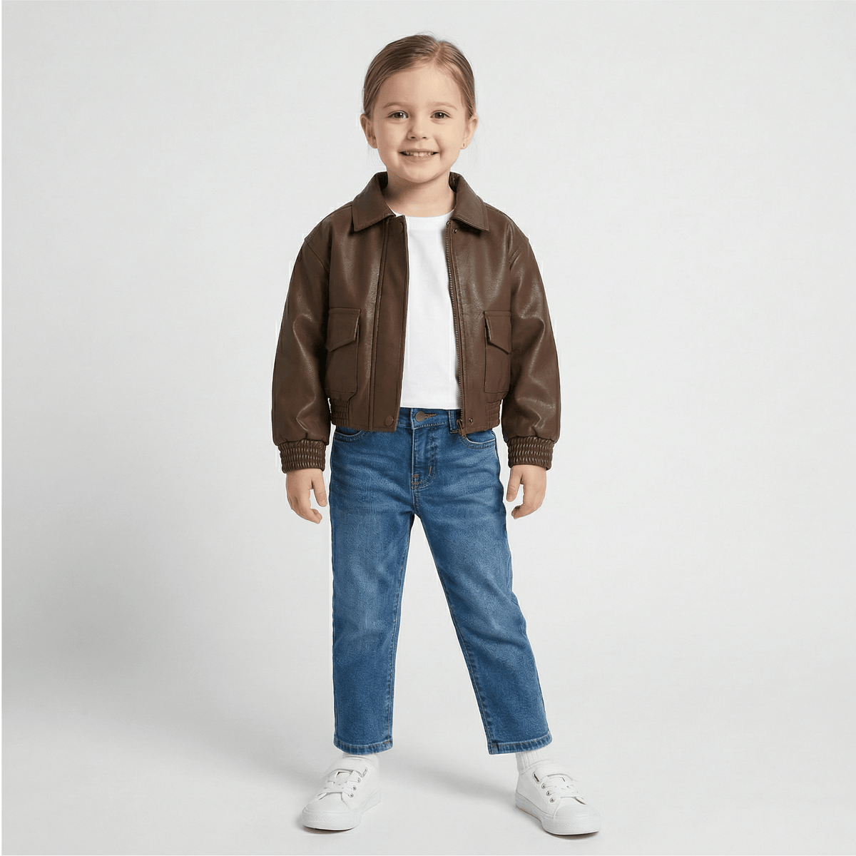 Unisex Faux Leather Jacket