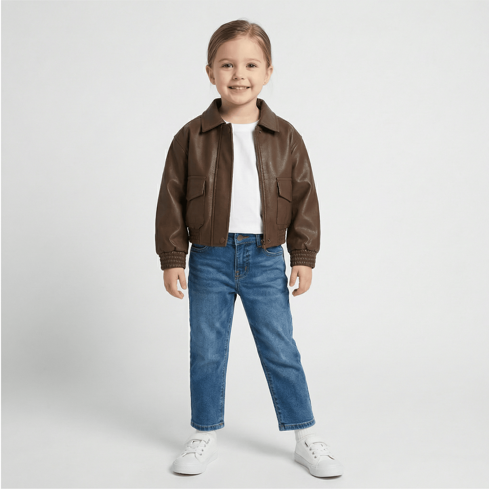 Unisex Faux Leather Jacket