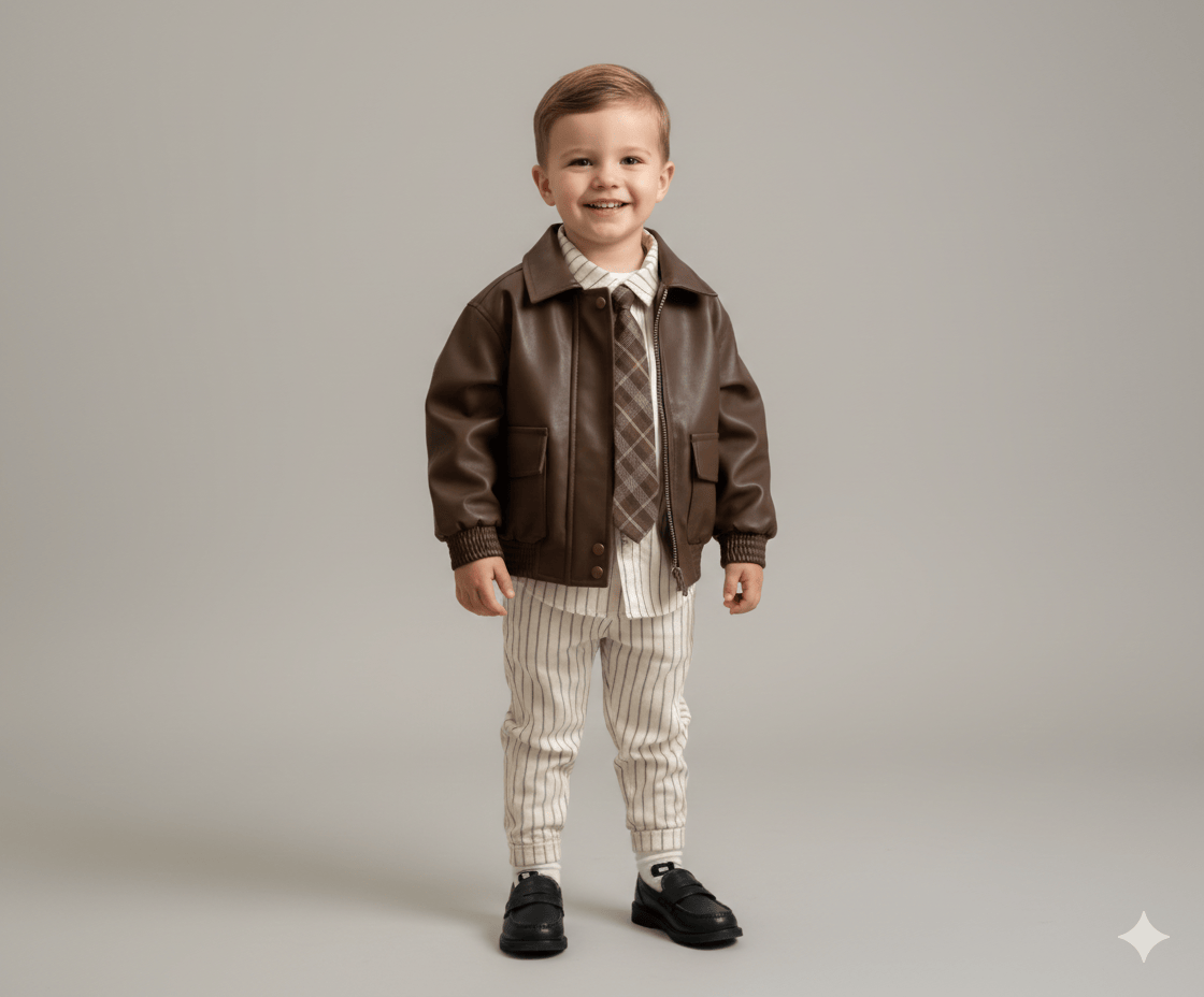 Unisex Faux Leather Jacket