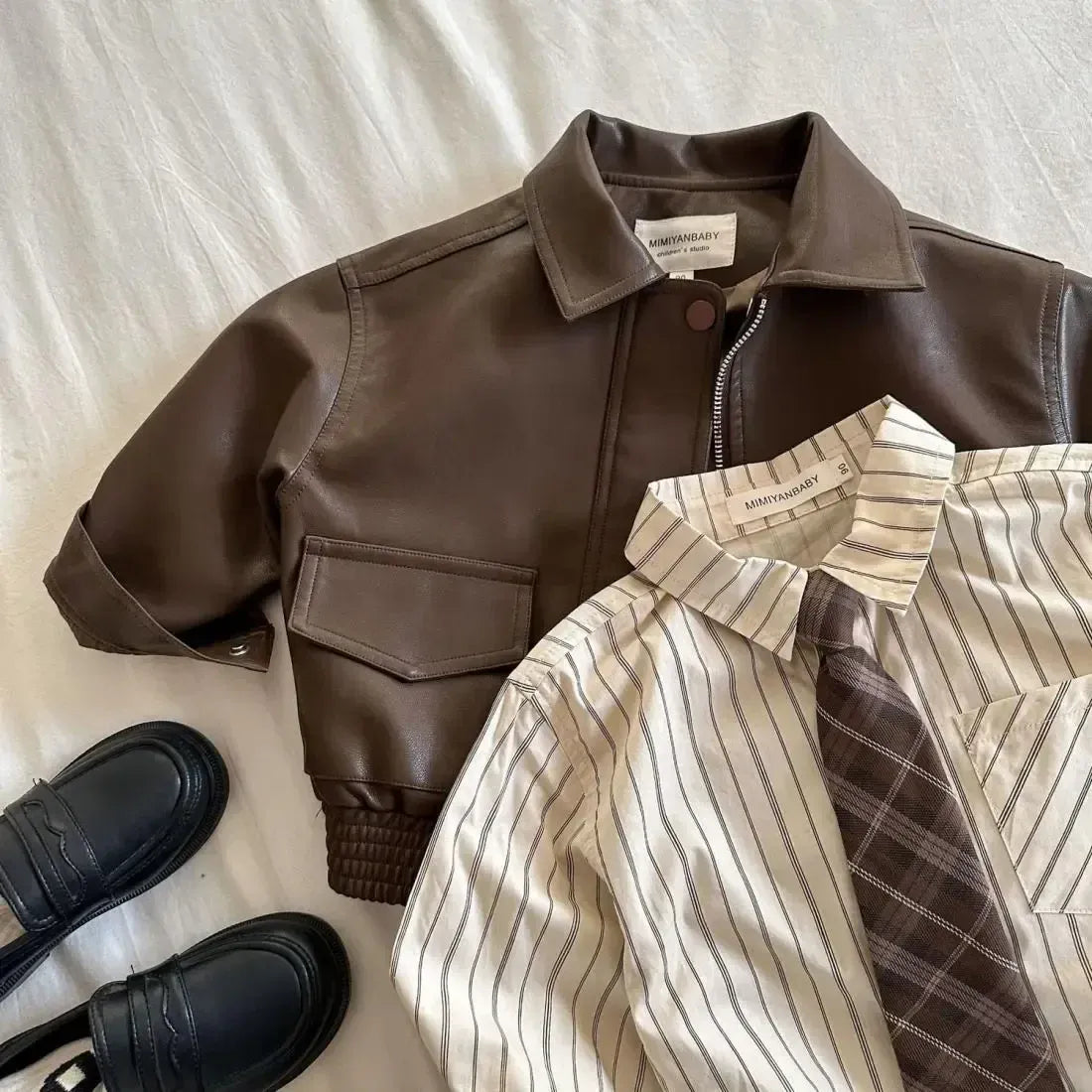 Unisex Faux Leather Jacket