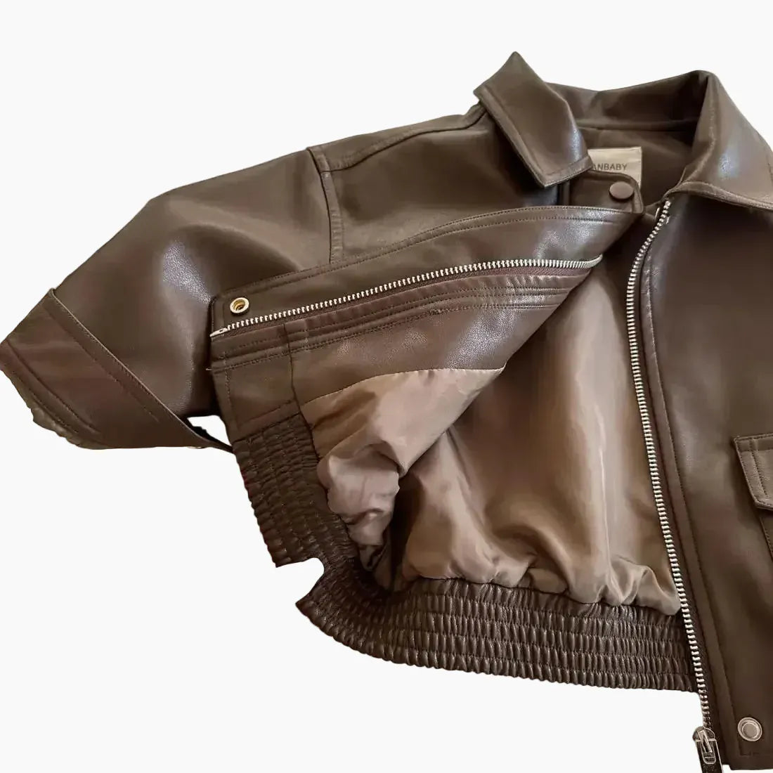 Unisex Faux Leather Jacket