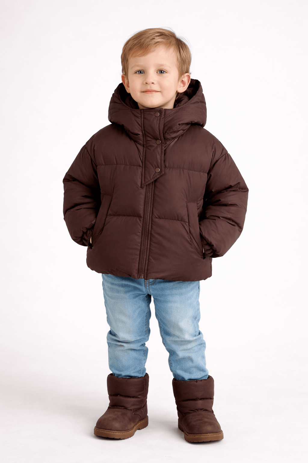 Unisex Hooded Lightweight Puffer Jacket