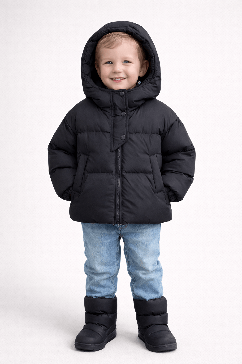 Unisex Hooded Lightweight Puffer Jacket