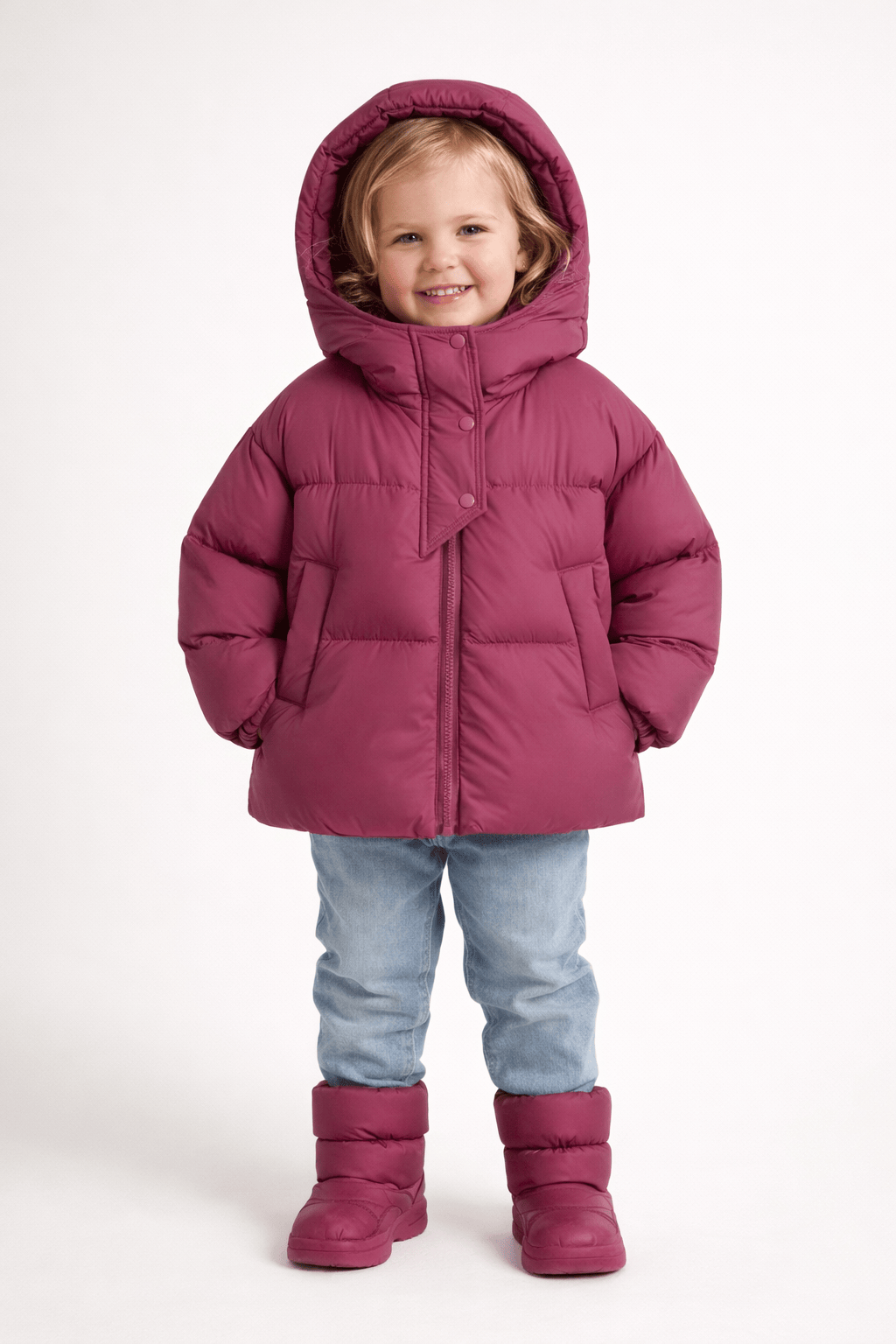 Unisex Hooded Lightweight Puffer Jacket