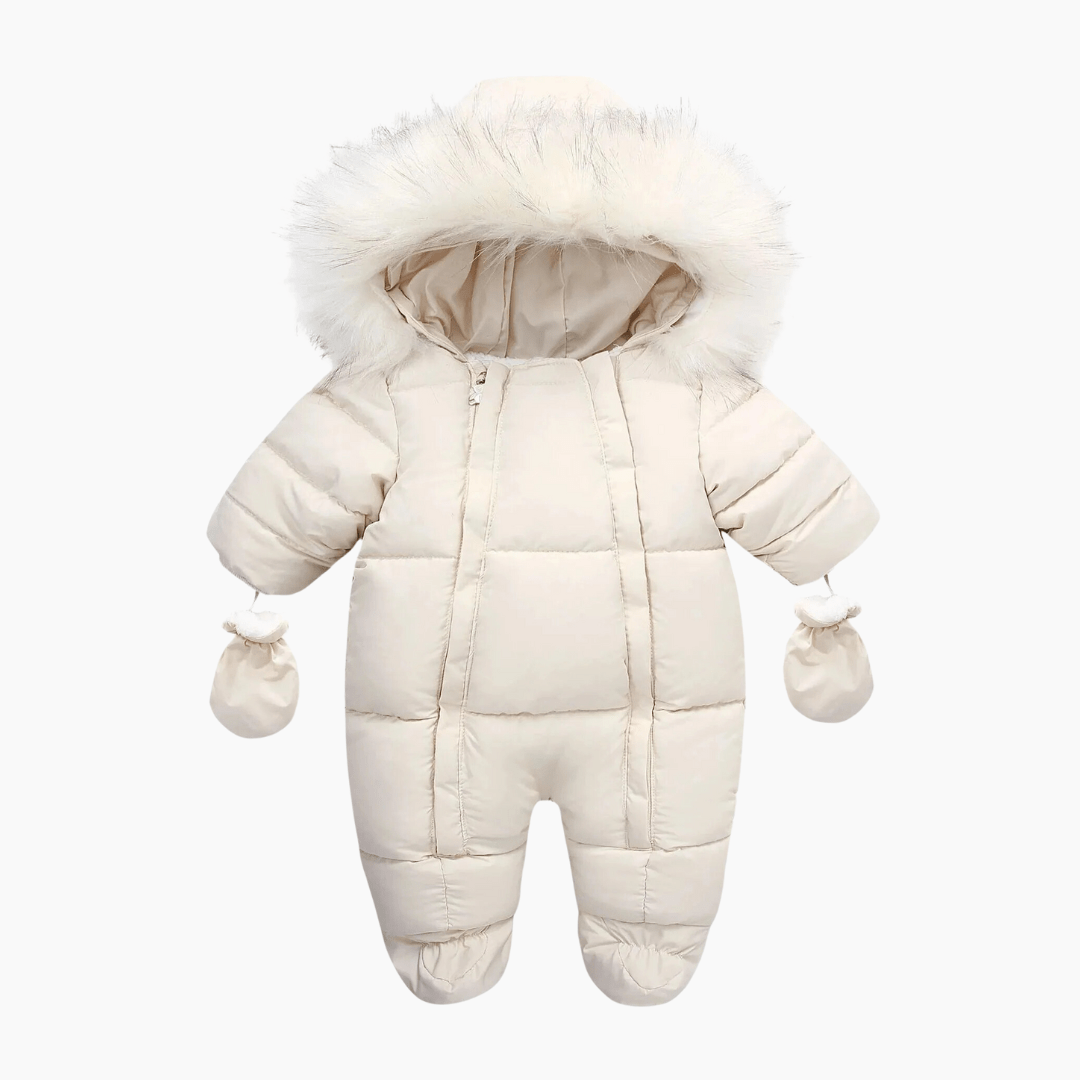 Girl's Clothing Unisex Hooded Winter Romper