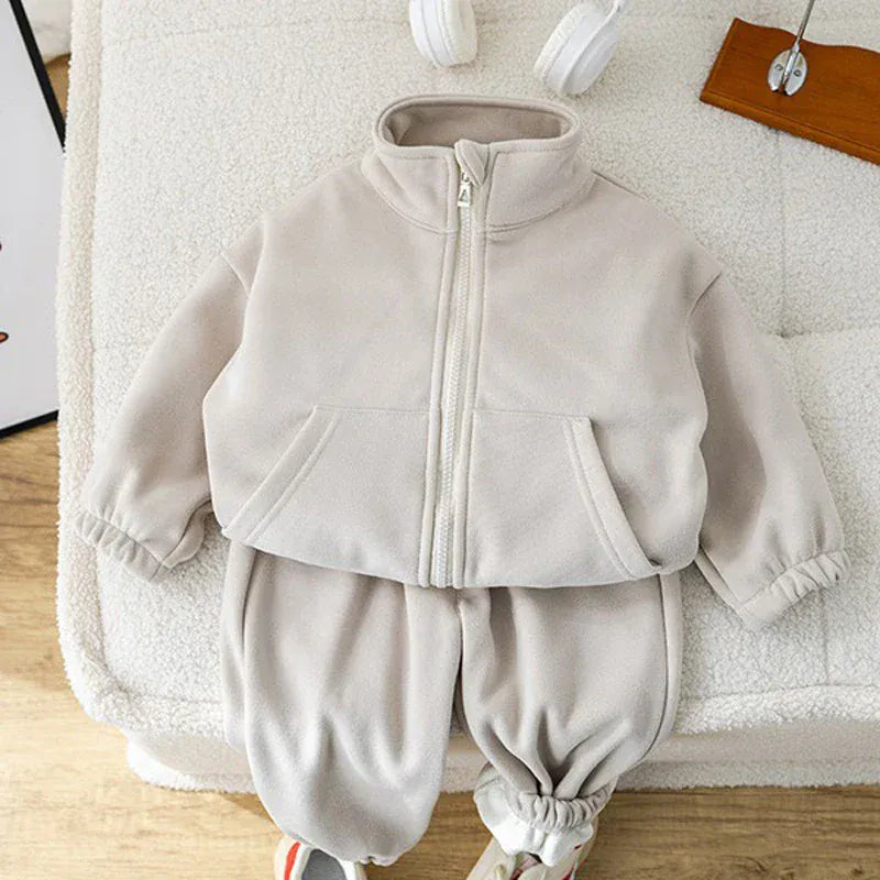 Unisex Ultra-Soft Fleece Sweatsuit Set