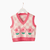 V Neck Girls Knit Vest