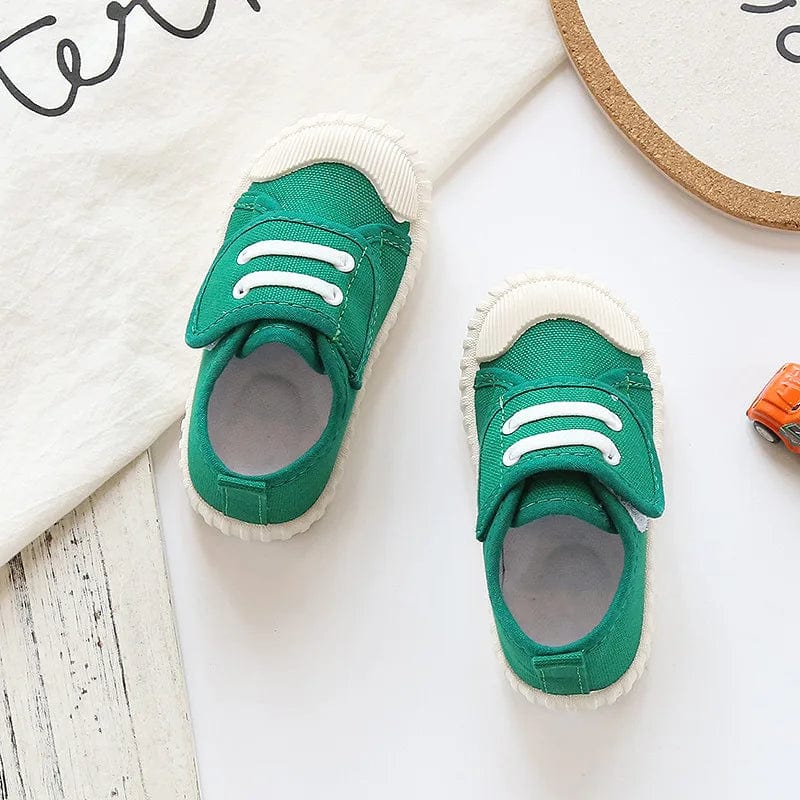 Blue / 3.5-4T Vibrant Kids Canvas Shoes