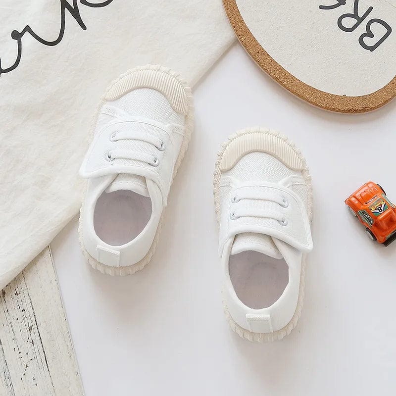 White / 18-24M Vibrant Kids Canvas Shoes