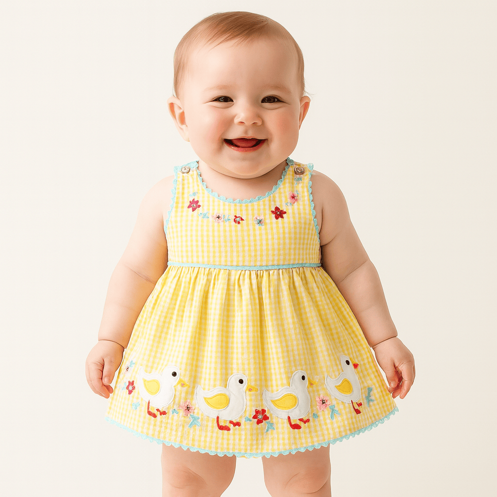 Girl's Clothing Vintage Duck Dress