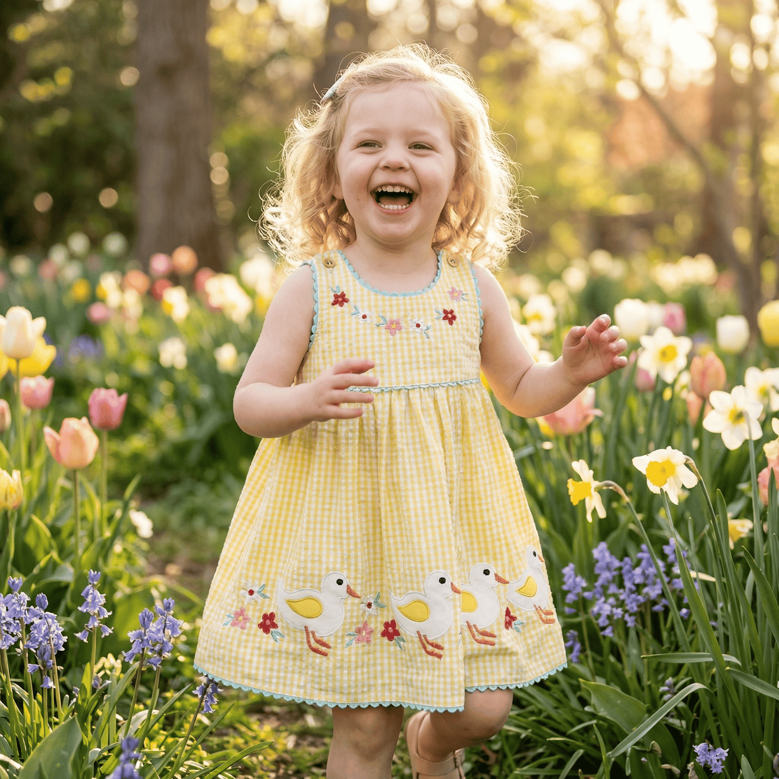 Girl's Clothing Vintage Duck Dress