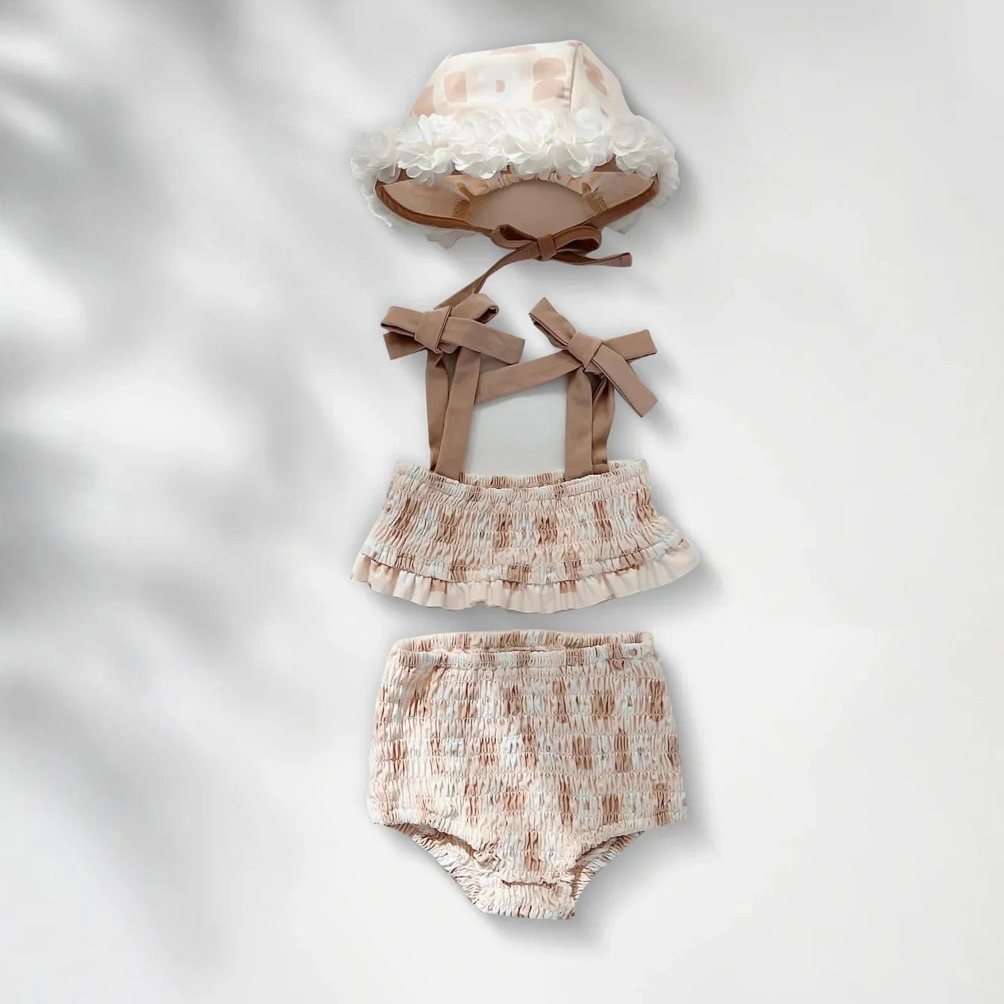 Vintage Floral Girls Swimwear