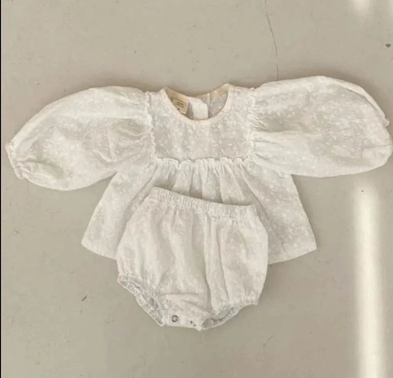 Vintage Lace Embroidery Girls