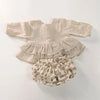Floral / 2-3 Years Vintage Lace Embroidery Girls