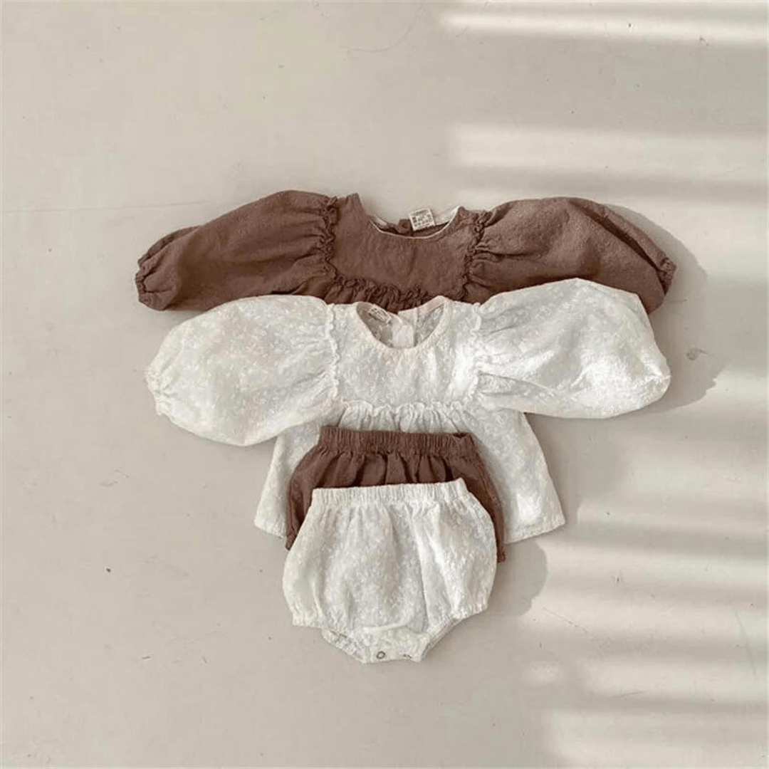 Vintage Lace Embroidery Girls